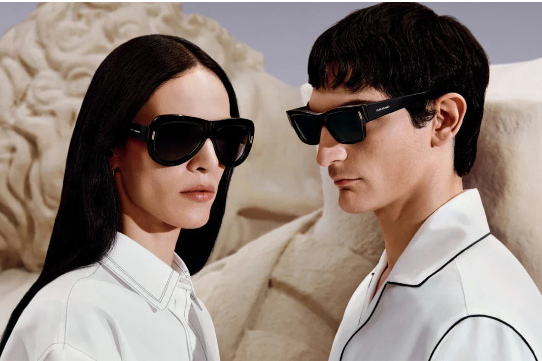 美品　Salvatore Ferragamo Ferragamo Eyewear 2025 Launch: 30% Off at LookerOnline