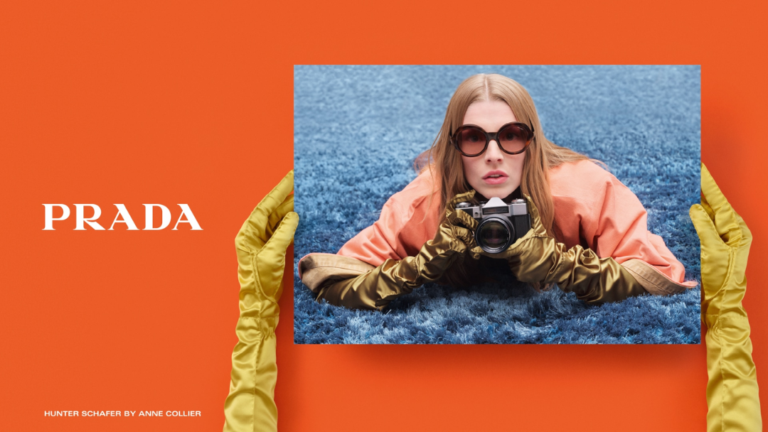 Prada Bold Red Women\'s Sunglasses (Protection Plan Good Until June 2026) Prada - Prada Eyewear - Cat Eye Sunglasses - Opaline Red  main image 3