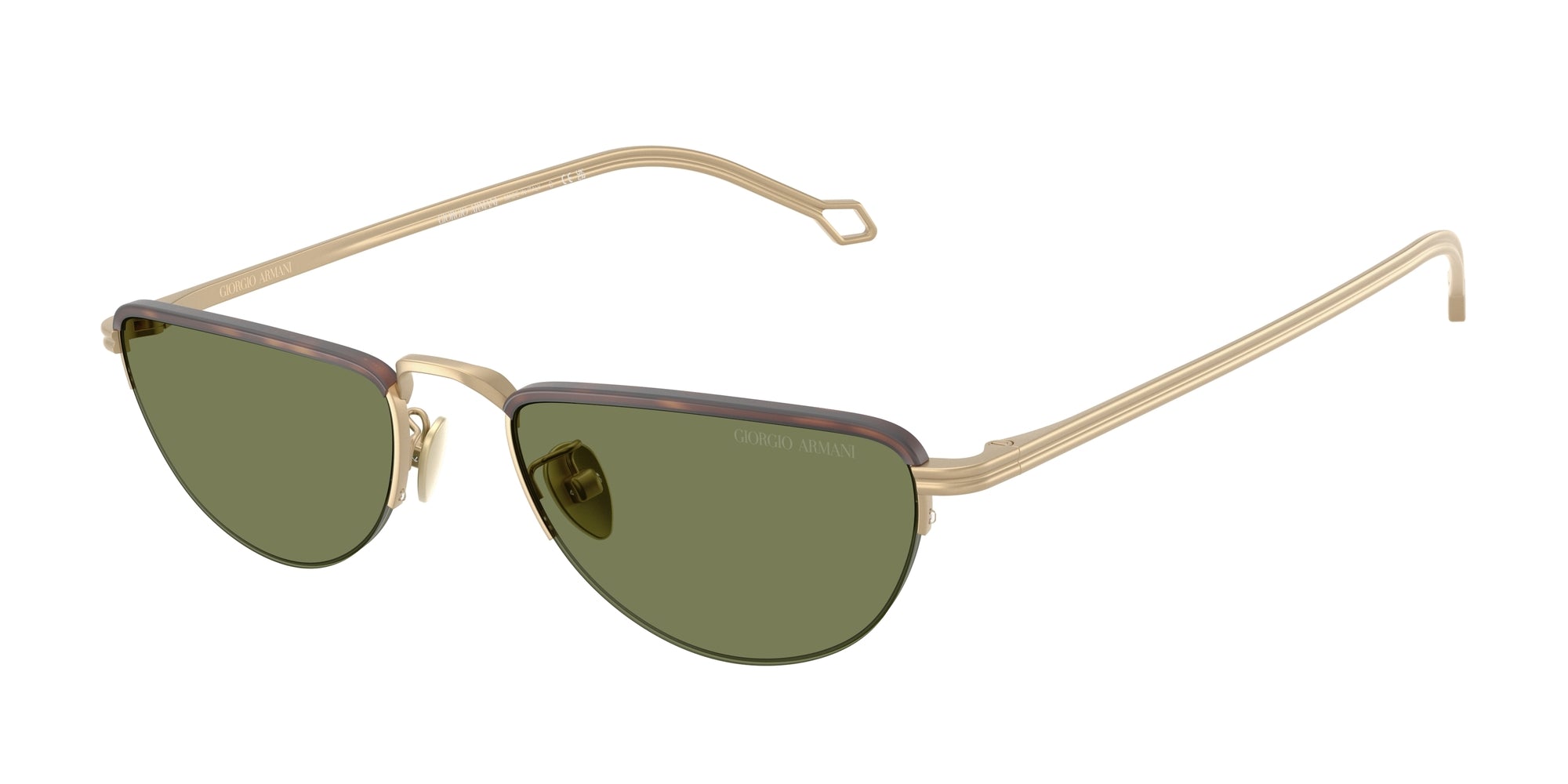 Giorgio Armani AR6166J 30022A Matte Pale Gold for Man  display picture 2