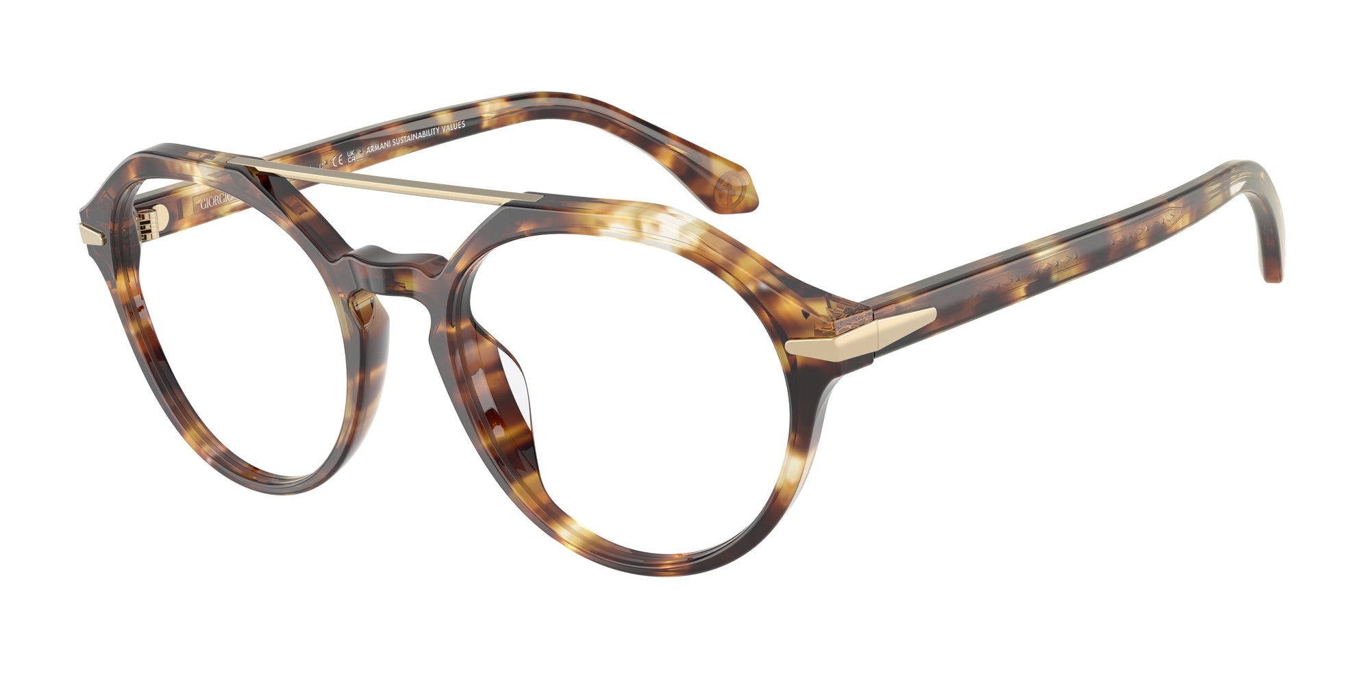 Giorgio Armani AR7278U 6232 Havana Gialla for Man - LookerOnline