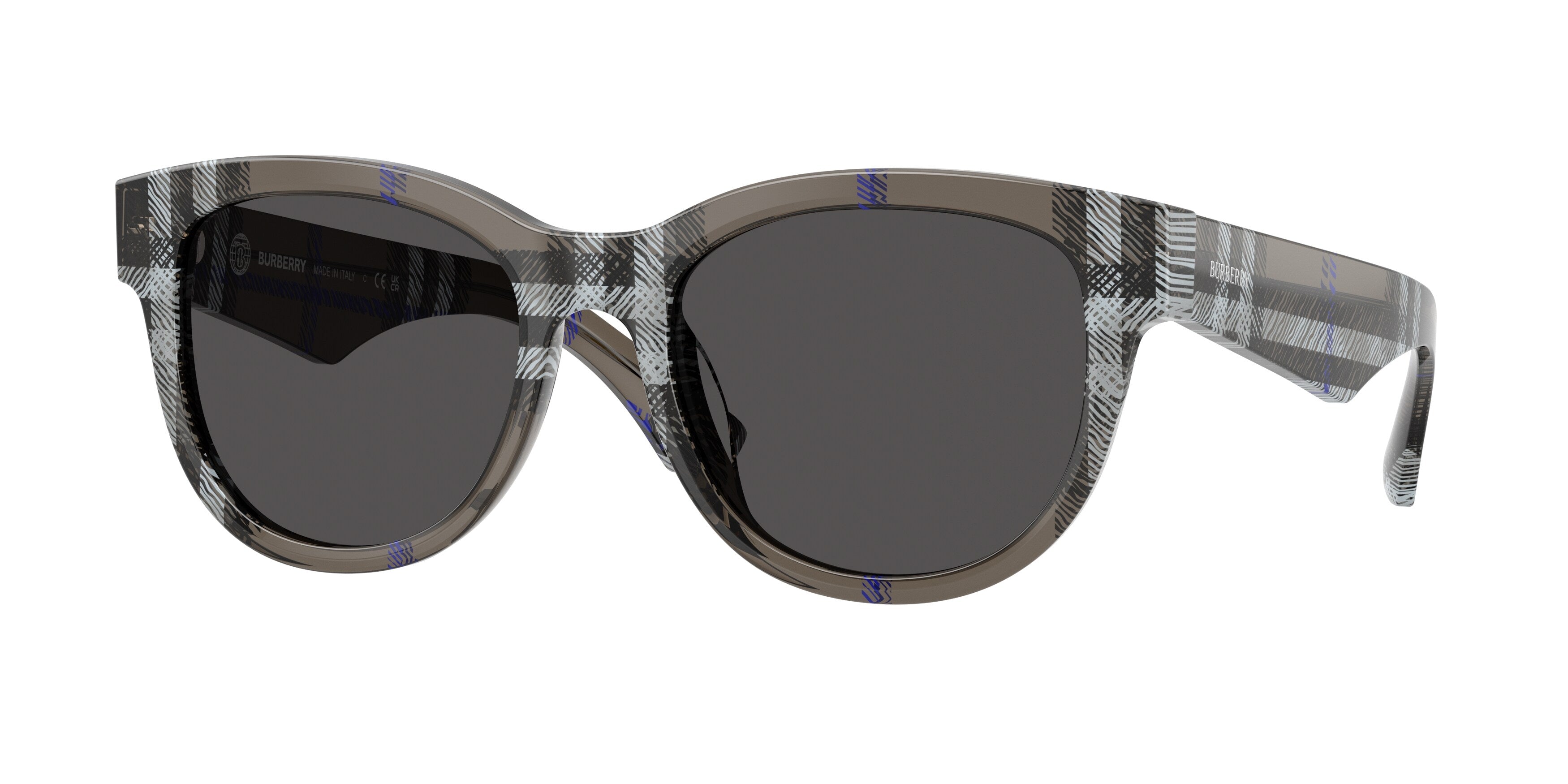 Burberry BE4432U 414787 Check Lichen Sunglasses for Woman  display picture 3