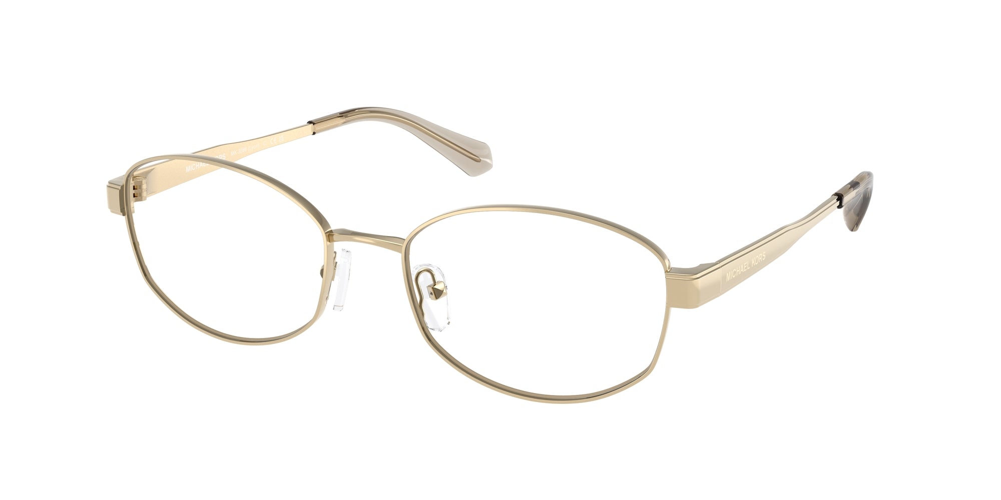 Michael Kors Lyon MK3086 1014 Light Gold Eyeglasses for Woman