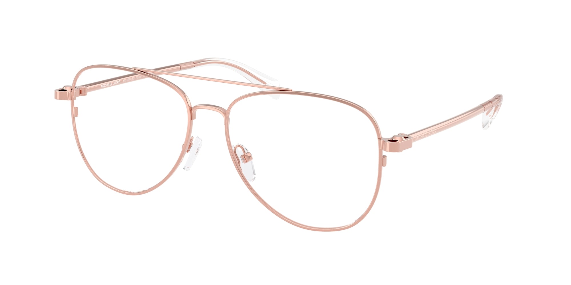 Michael Kors São MK3089 1108 Rose Gold Shiny Eyeglasses for Woman