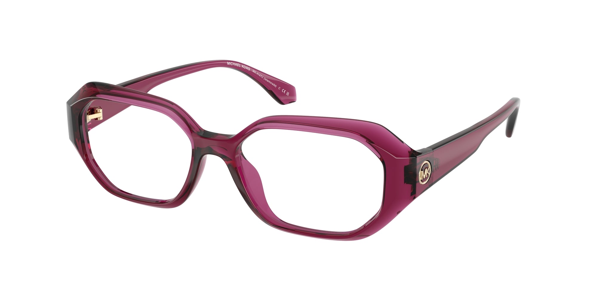 Michael Kors Islamorada MK4147U 4020 Berry Transparent Eyeglasses