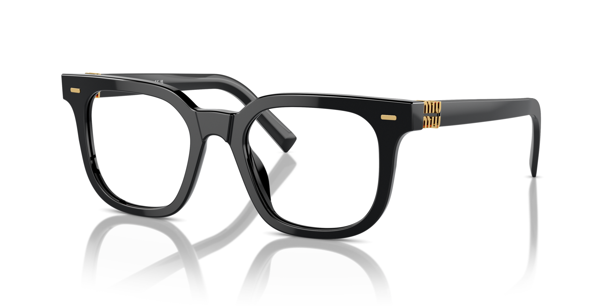 Miu Miu MU 06XV 16K1O1 Black Eyeglasses for Woman – LookerOnline