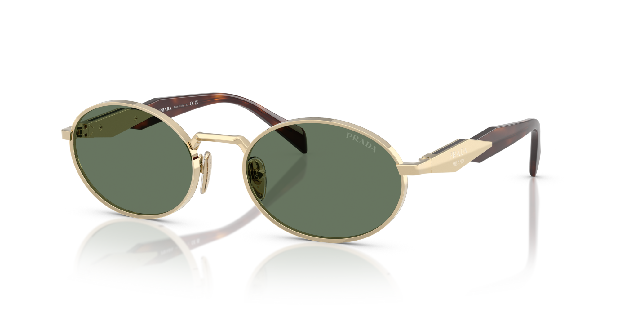 Prada PR 65ZS ZVN70L Sunglasses Pale Gold for Woman - LookerOnline Prada PR 65ZS ZVN70L Sunglasses Pale Gold for Woman - LookerOnline