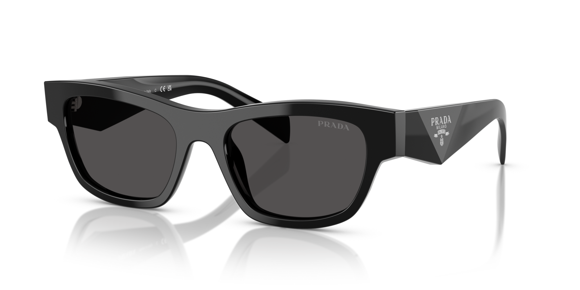 Prada PR B09S 16K08Z Sunglasses Black for Woman