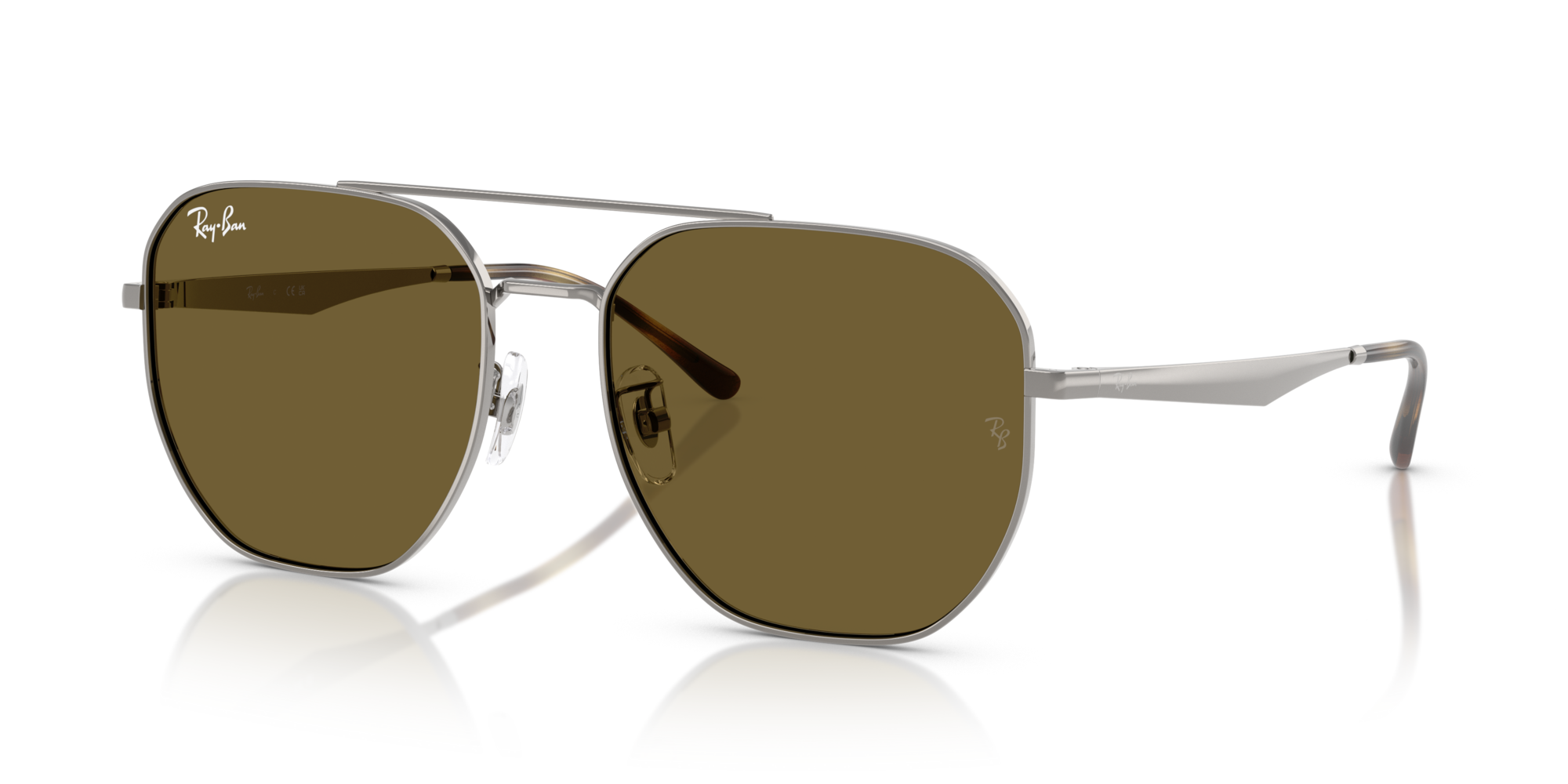 Ray-Ban RB3724D 004/73 Gunmetal Sunglasses for Men and Women