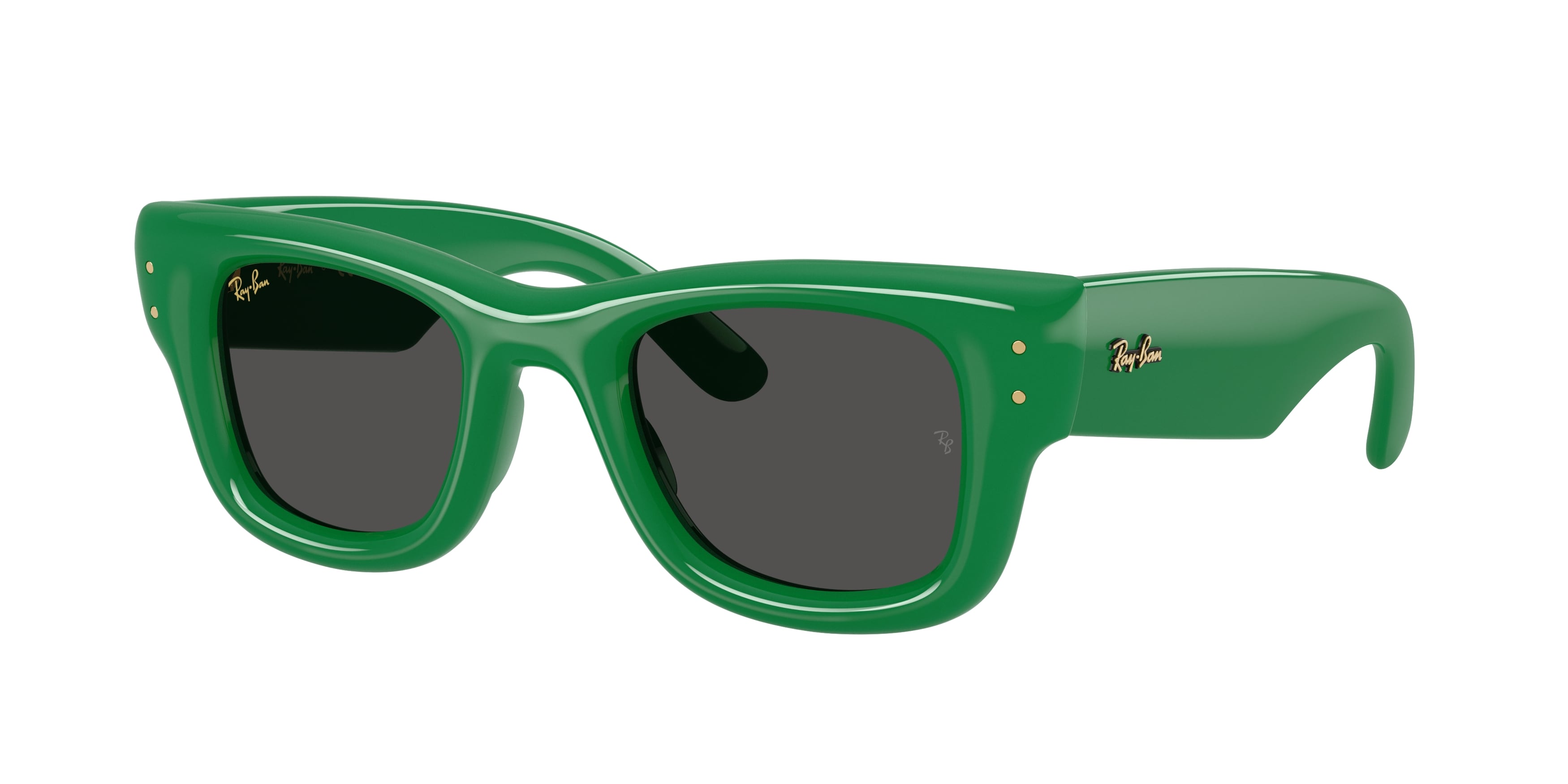 【まりちょろ】Ray Ban WAYFARER Ray-Ban Wayfarer Puffer RB4940 683487 Green Sunglasses for Men and