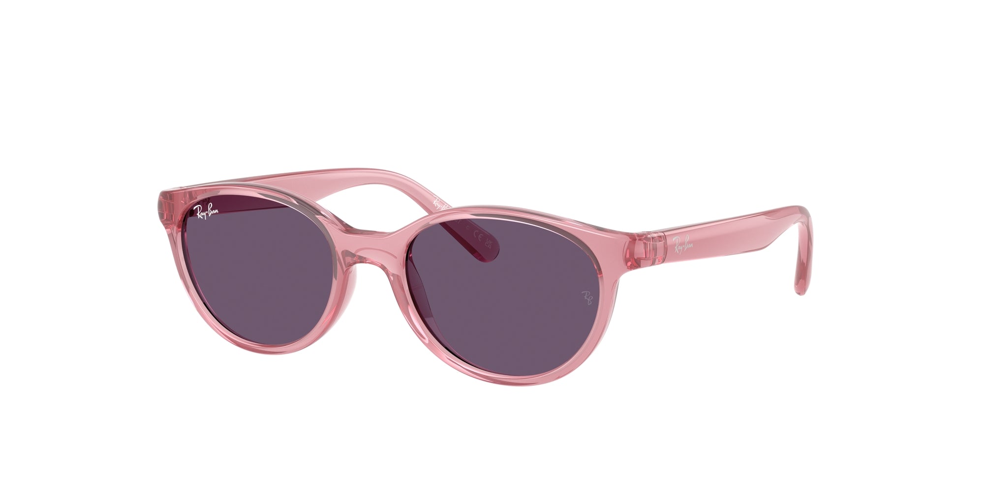Ray-Ban RJ9080S 71691A Transparent Pink Sunglasses Kids 
