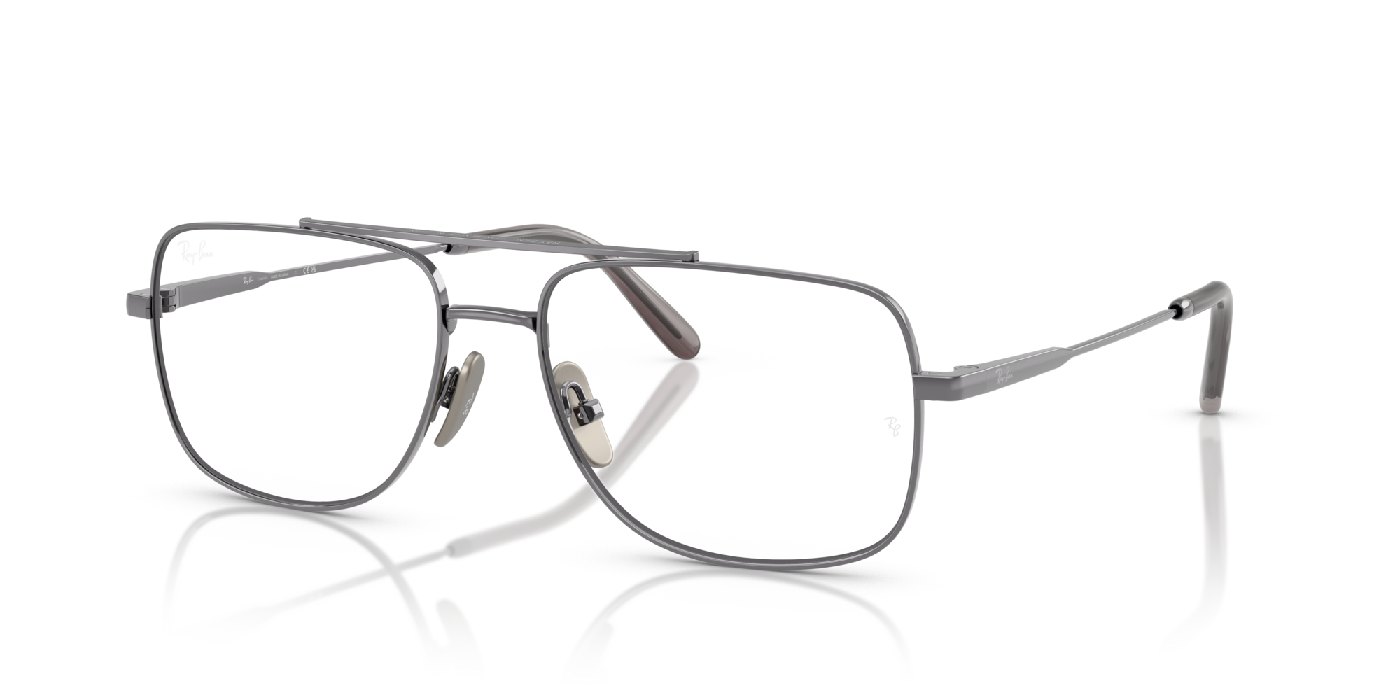 Ray-Ban William Titanium RX8797 1000 Gunmetal Eyeglasses for Men
