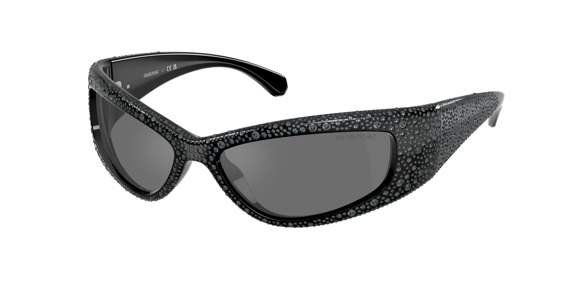 Swarovski SK6027 10326G Black Sunglasses for Woman  display picture 2