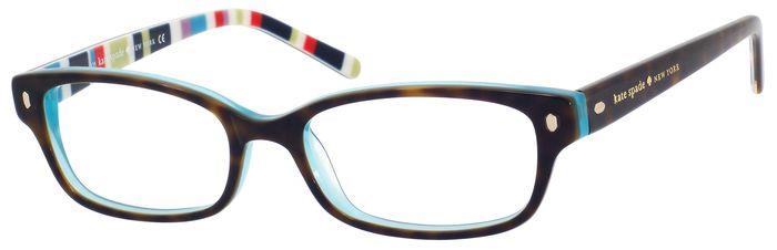 Kate Spade New York Lucyann Woman Glasses Kate Spade Lucyann X77 Kate Spade LUCYANN X77 Lucyann Eyeglasses Multicol... | Lens  main image 4