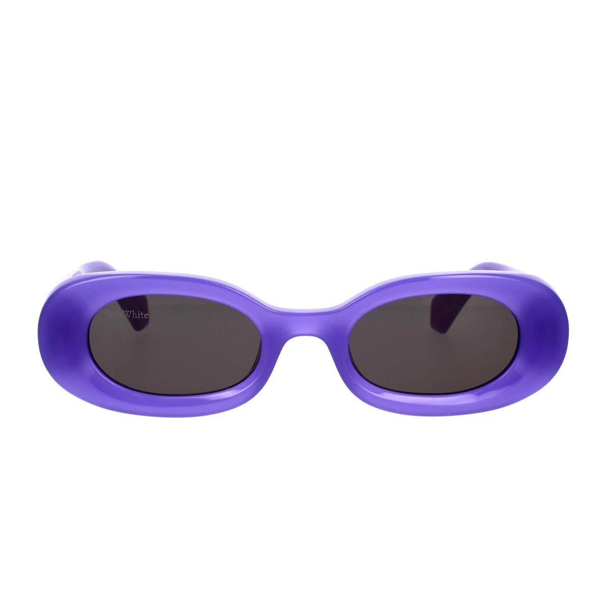 Off White AMALFI sunglasses purple oval | LookerOnline