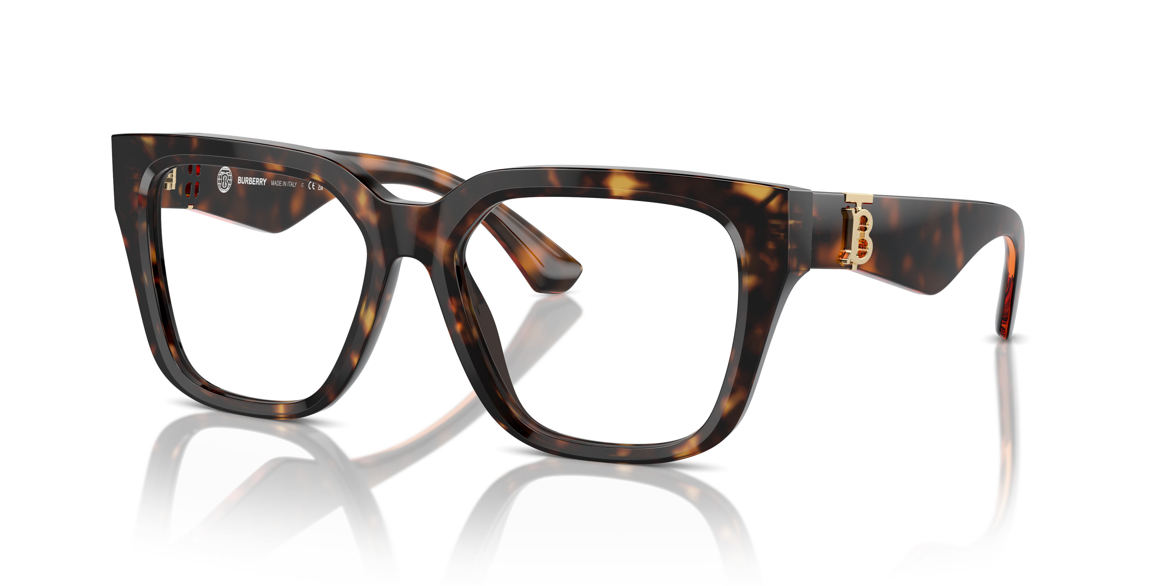 Burberry BE2403 3002 Dark Havana Eyeglasses for Woman – LookerOnline