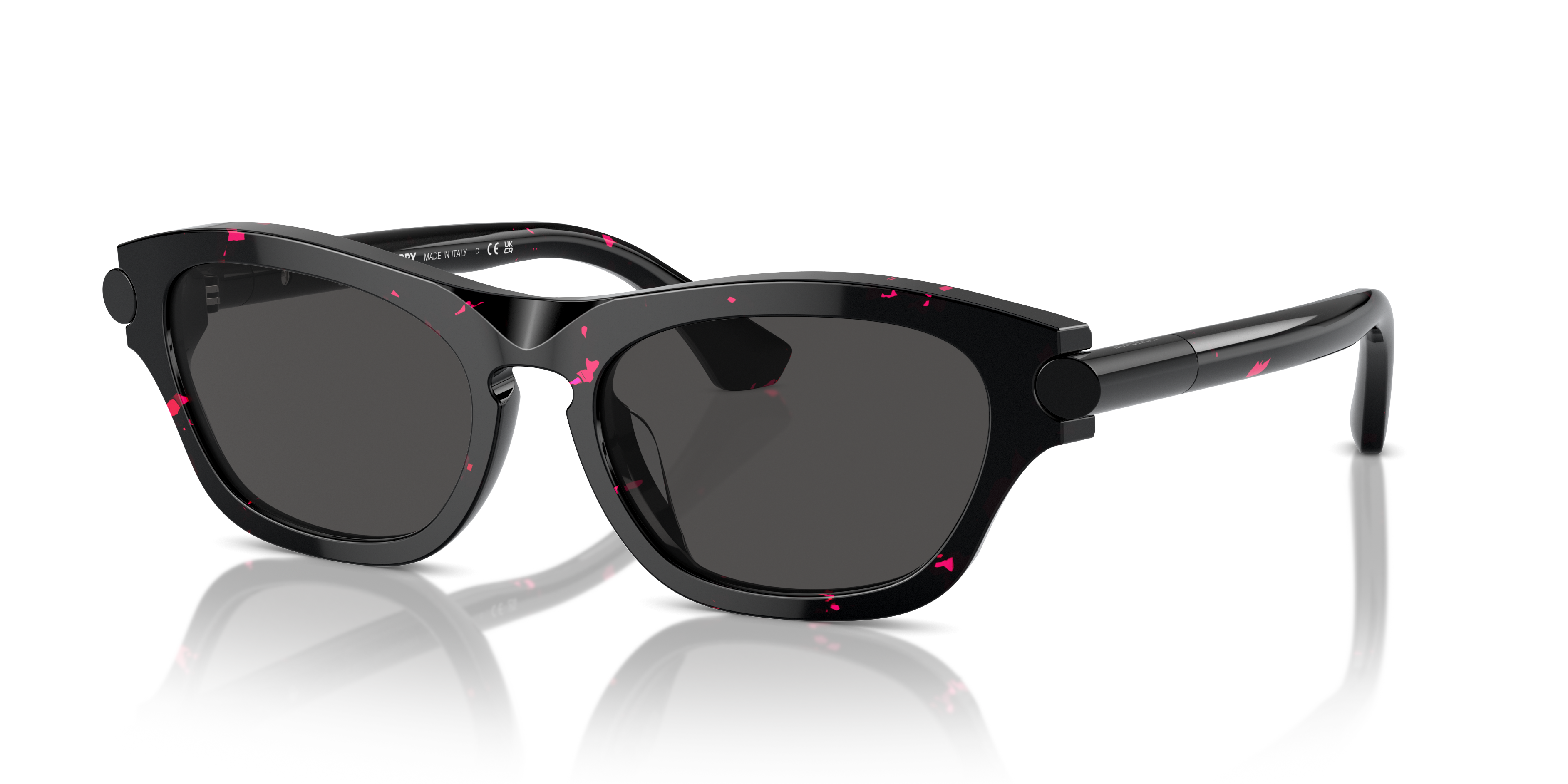 Burberry BE4430U 412687 Fuchsia Havana Sunglasses for Man  display picture 1
