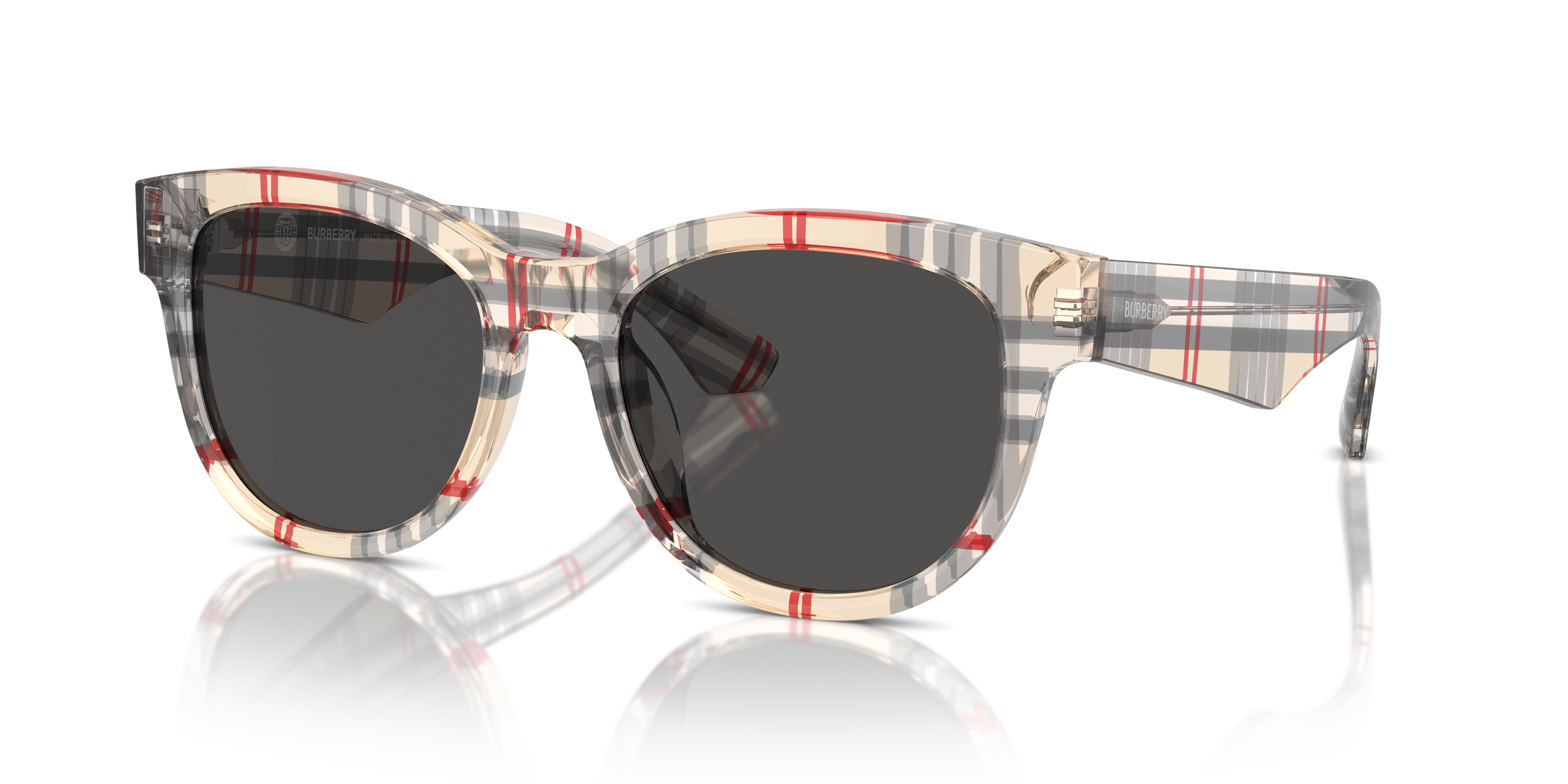 Burberry BE4432U 412287 Vintage Check Sunglasses for Woman 