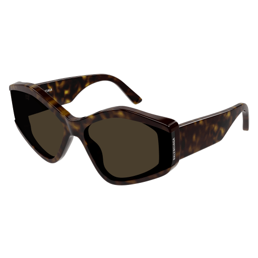 NEW BALENCIAGA BB0302S 002 HAVANA WOMEN SUNGLASSES BALENCIAGA EYEWEAR Balenciaga BB0302S Sunglasses | Select Eyewear main image 2