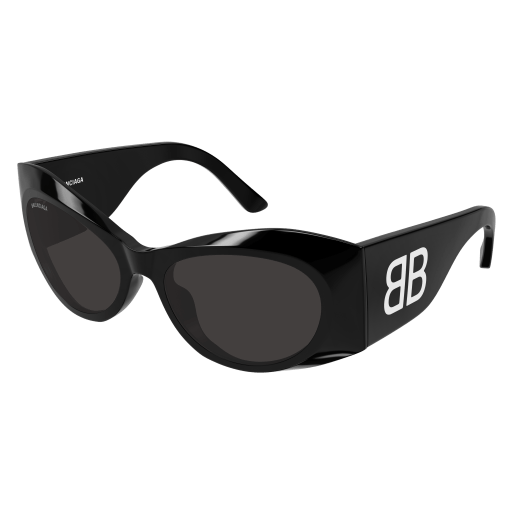 サングラス BALENCIAGA Woman Sunglasses Black 1 BB0394S 001 Balenciaga BB0394S 001 - Black Sunglasses for Woman