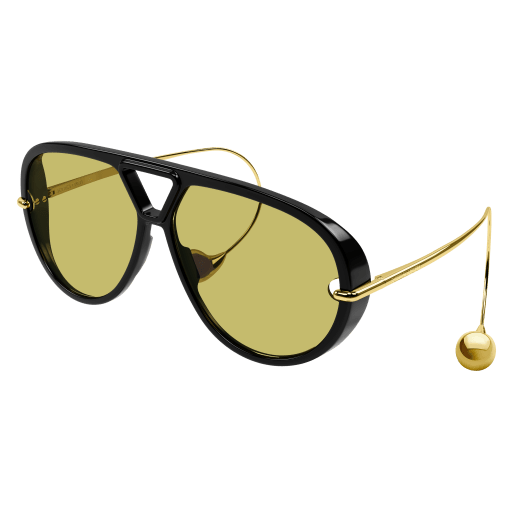 New Bottega Veneta Sunglasses   BOTTEGA VENETA EYEWEAR Embellished aviator-style  main image 4