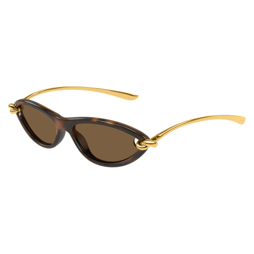 Bottega Veneta BV1390S Tortoise Cat Eye Sunglasses Bottega Veneta BV1390S Cat-Eye Sunglasses | EyeOns.com main image 3