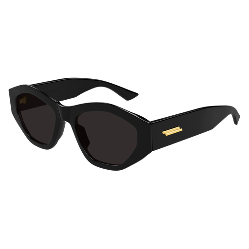 ? - Original New Bottega Veneta sunglasses for woman BV1390S Bottega Veneta Cat Eye Sunglasses 001 Solid Black  main image 4