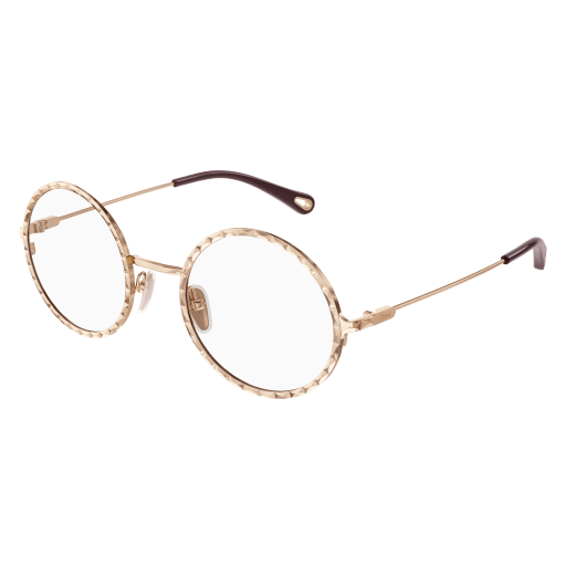 Chloe CH0232O 003 - Gold Eyeglasses for Woman | LookerOnline Chloe CH0232O 003 - Gold Eyeglasses for Woman | LookerOnline