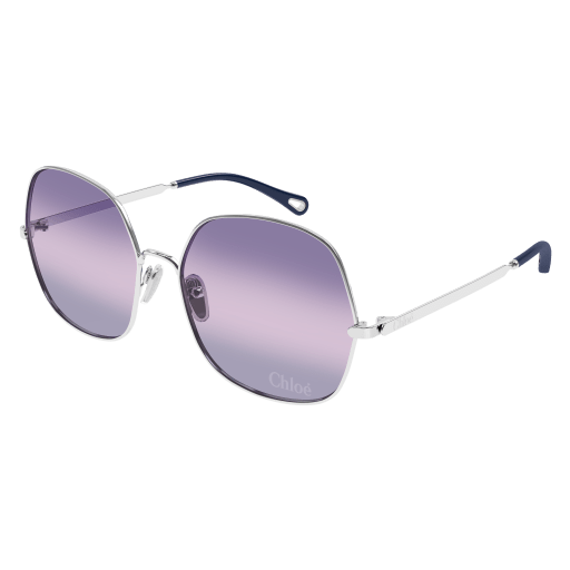 Chloe CH0282S 003 - Silver Sunglasses for Woman | LookerOnline