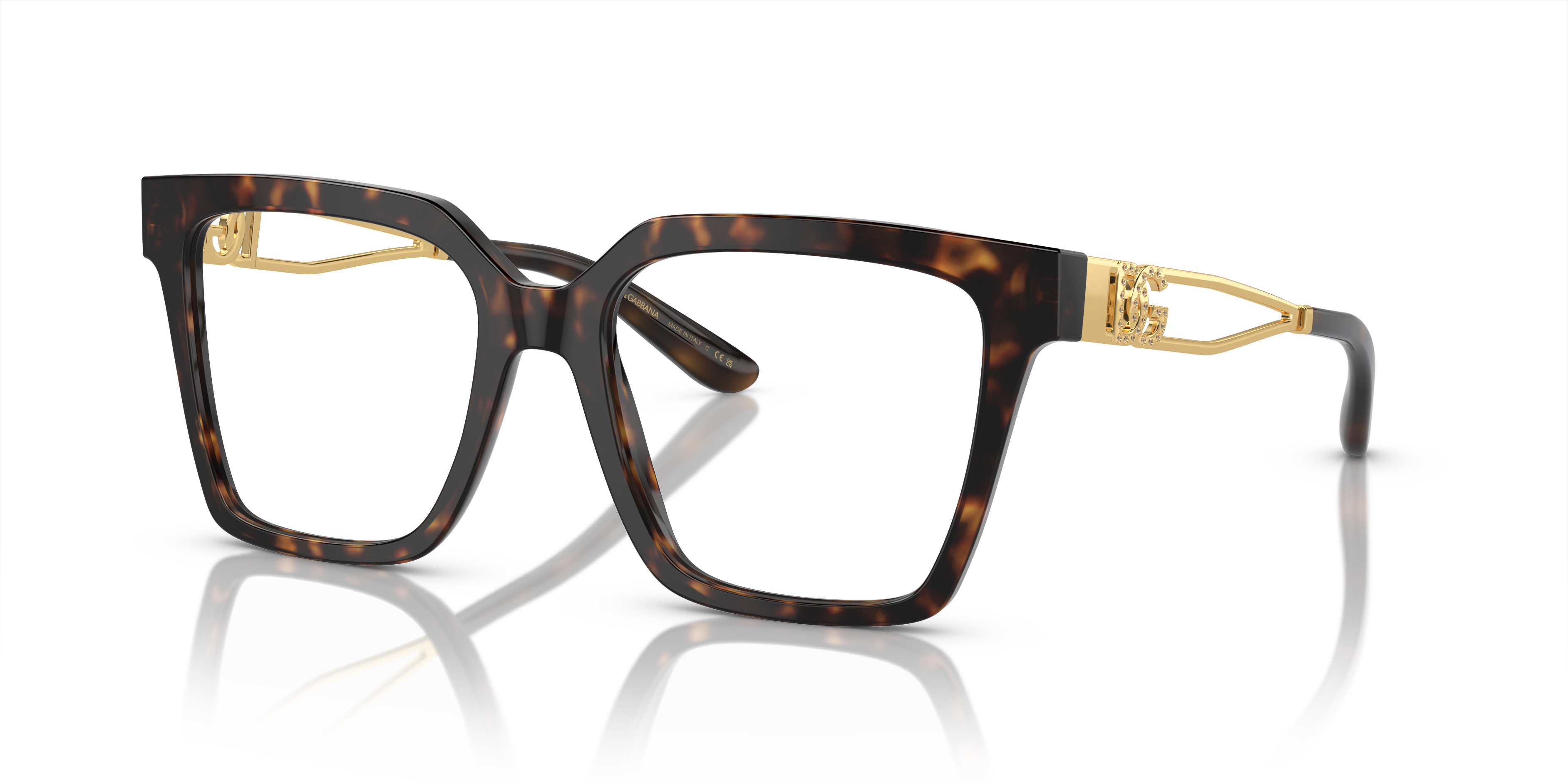 Dolce & Gabbana DG3376B 502 Havana Eyeglasses for Woman – LookerOnline