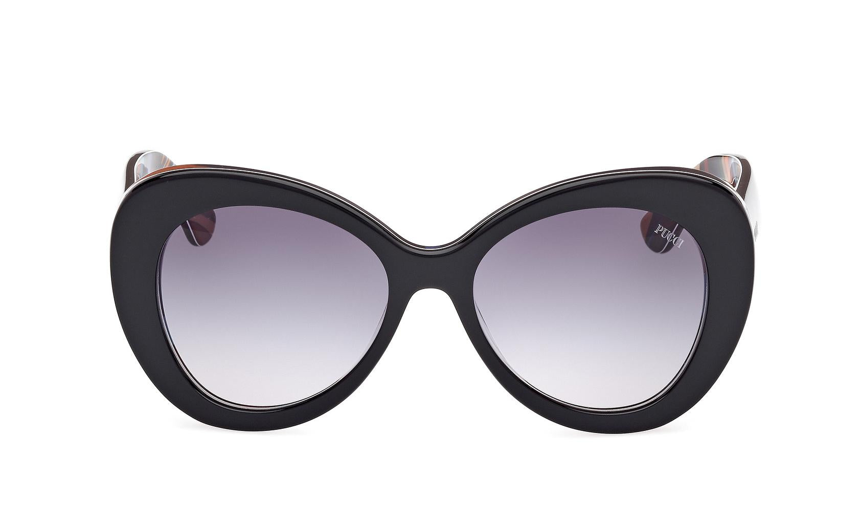 Emilio Pucci Modified Cat Eye Sunglasses Cat-Eye Sunglasses with Rhinestones – PUCCI Online Store main image 2
