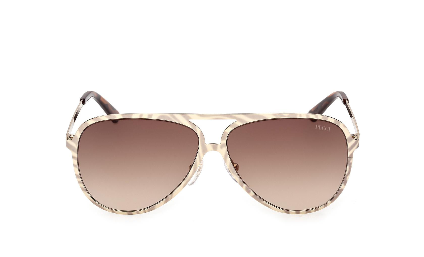 Emilio Pucci Gold Sunglasses for Women Emilio Pucci EP0226 32G - Sunglasses for Woman – LookerOnline main image 2