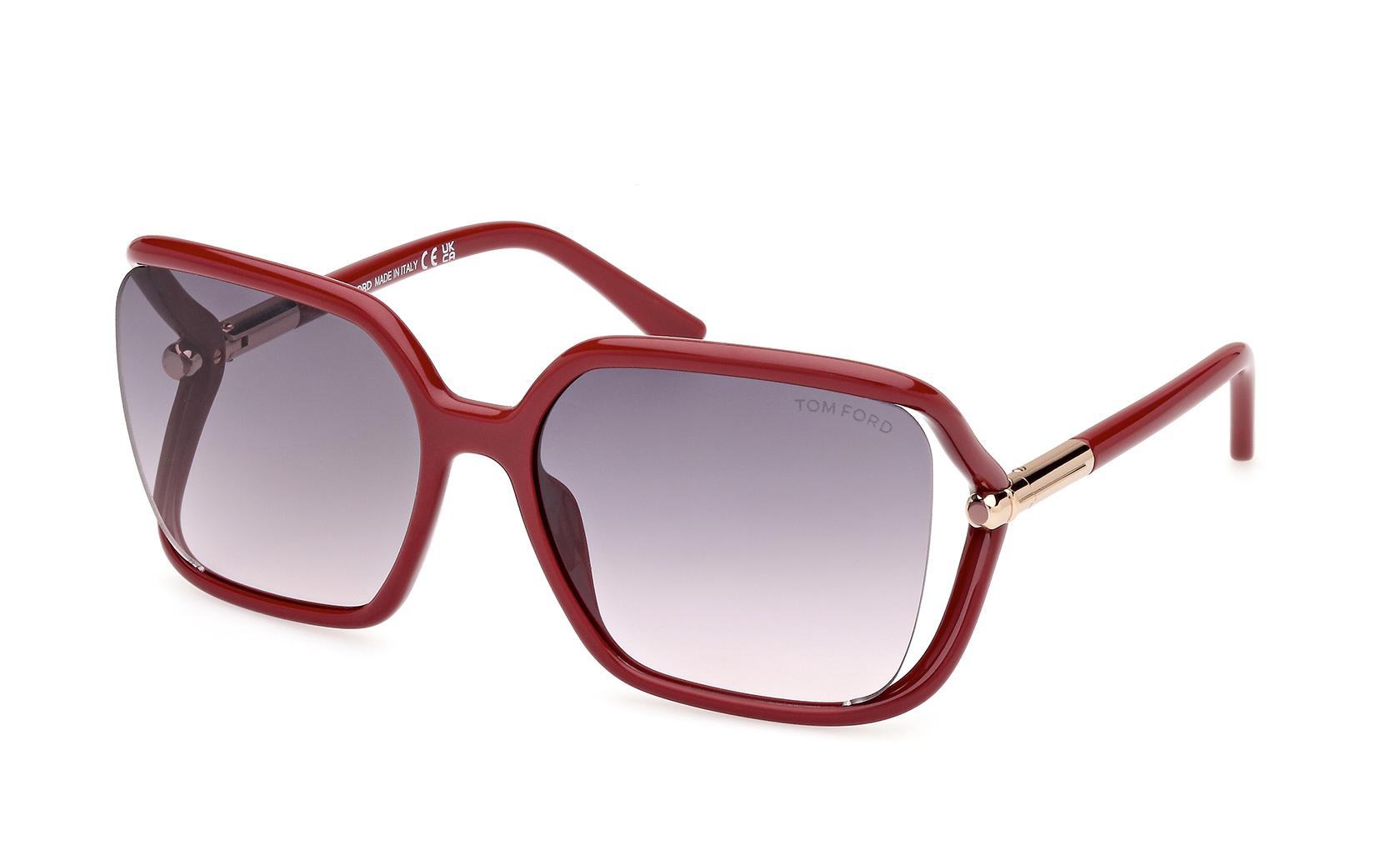 Tom Ford Solange-02 FT1089 75B Square Sunglasses - Shiny Fuxia/Smoke Gradient Tom Ford Solange-02 FT1089 75B - Sunglasses for Woman  main image 4