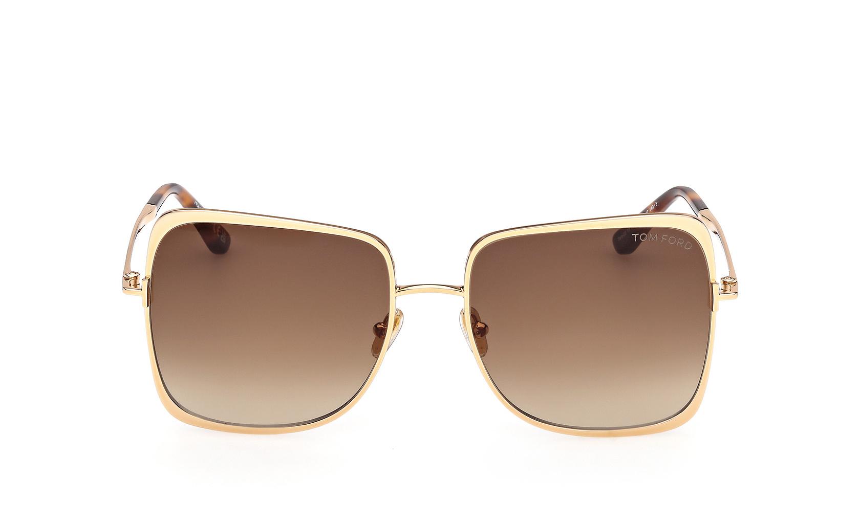 Tom Ford Gradient Brown Sunglasses Tom Ford Sunglasses FT1030 Woman - Dark Havana Gradient  main image 4