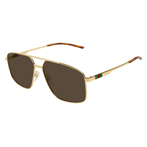 Gucci GG1676S 002 Gold Sunglasses for Man – LookerOnline