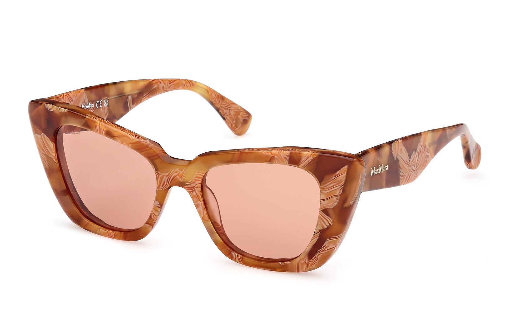 Max Mara JEAN MM0119 56E Sunglasses Havana Square Frame, Brown Lenses MaxMara MM0119 Sunglasses | Select Eyewear main image 2