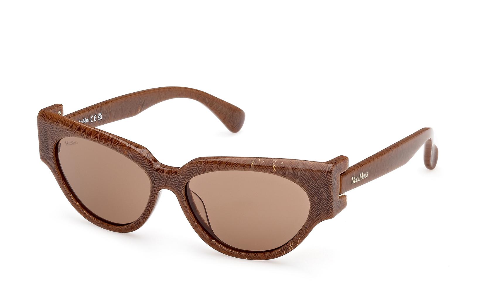 Max Mara JEAN MM0119 56E Sunglasses Havana Square Frame, Brown Lenses MaxMara Bridge MM0092 56E - Sunglasses for Woman – LookerOnline main image 3