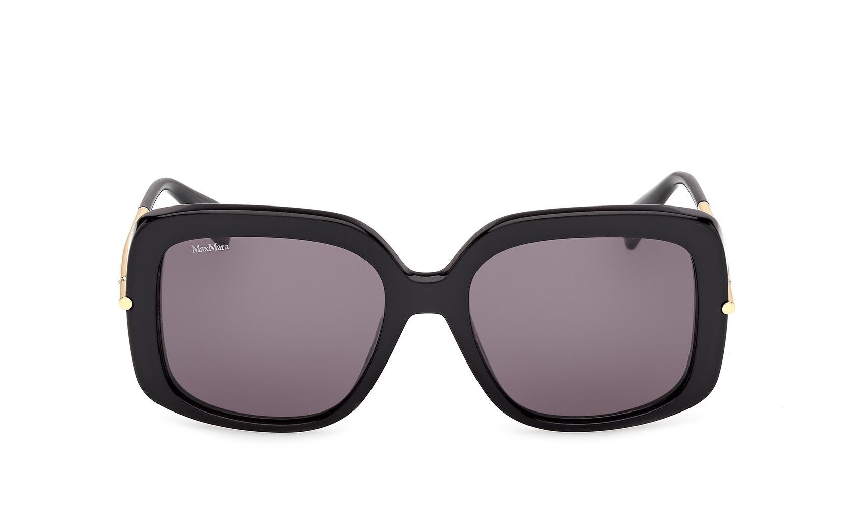 Max Mara Sunglasses, New 195 Maxmara MM0195 01A - Sunglasses for Women - LookerOnline main image 4