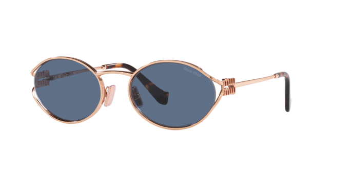 MIU MIU 　サングラス Miu Miu MU 52YS ZVF1V1 Pink Gold Sunglasses for Woman – LookerOnline