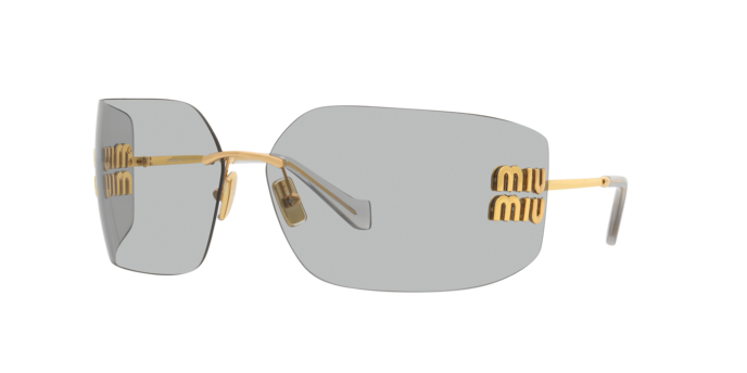 Miu Miu MU 54YS 5AK30B Gold Sunglasses for Woman – LookerOnline