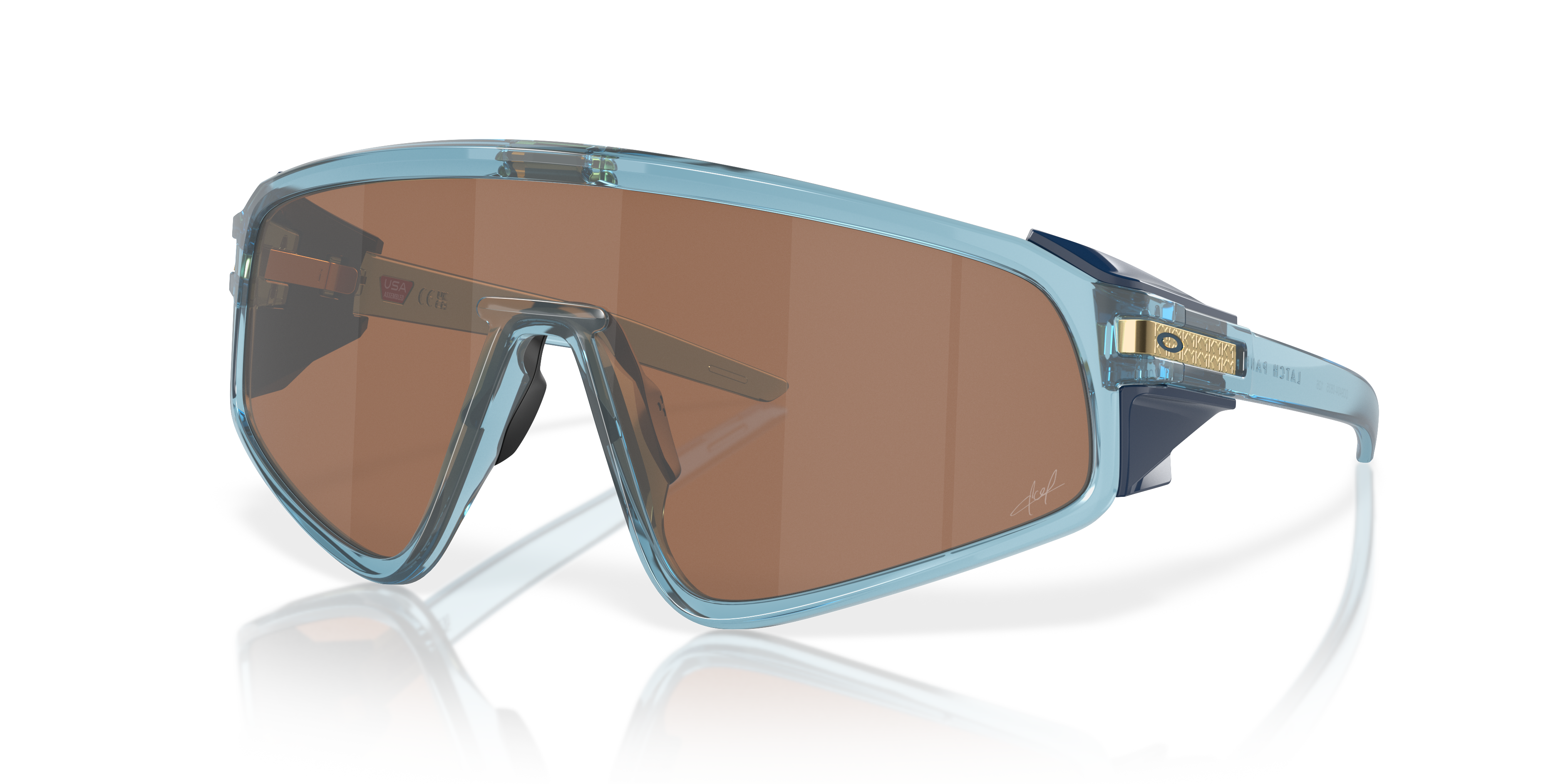 o407 チャンピオン オブ　スラ―ネッシュ Oakley Latch Panel OO9404 940408 Transparent Stonewash Sunglasses
