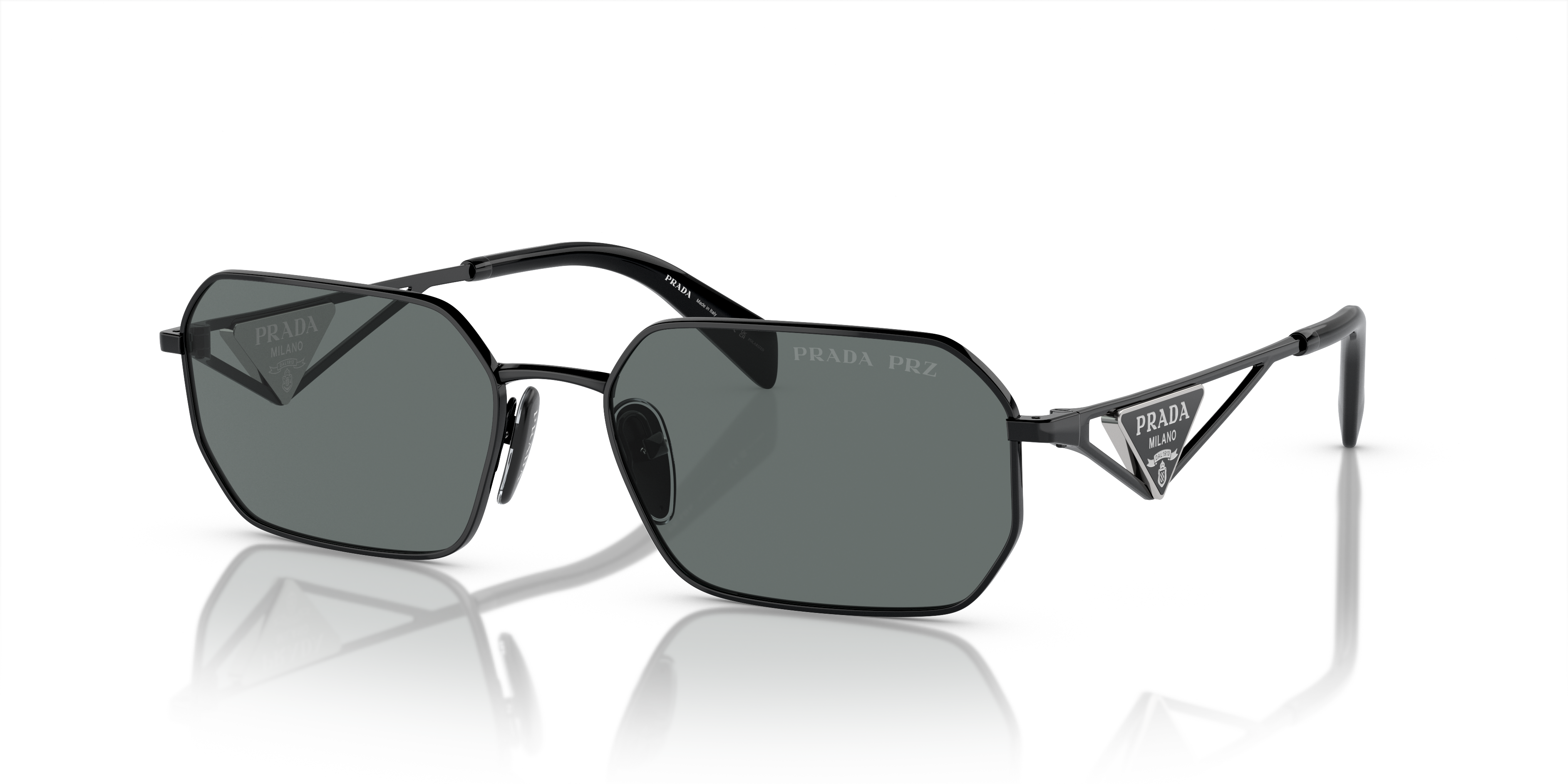 Prada PR A51S 1AB5Z1 Sunglasses Black for Woman – LookerOnline