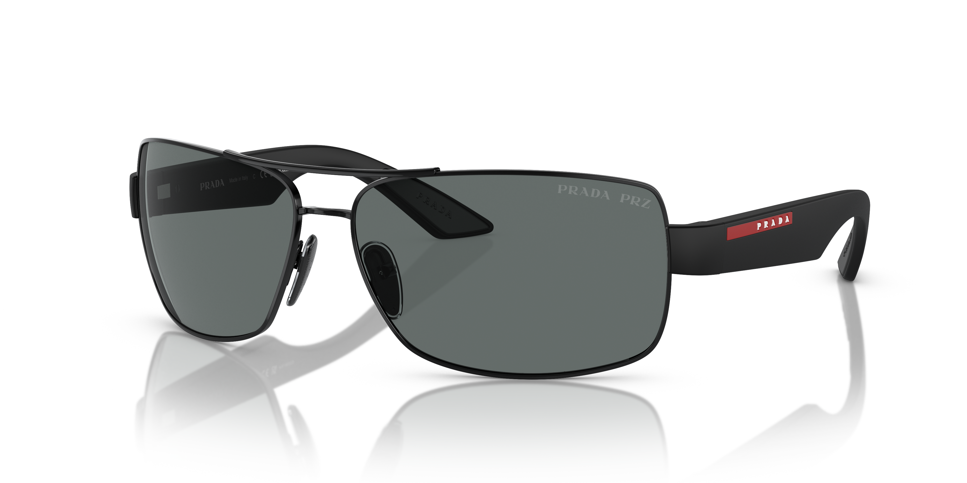 Prada Linea Rossa PS 50ZS 1AB02G Sunglasses Black for Man