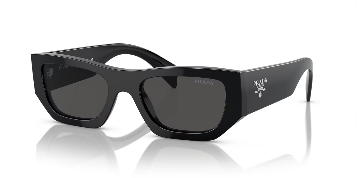 prada goggles price Prada PR A01S 16K08Z Sunglasses Black for Men and Women