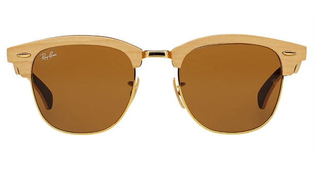 Ray-Ban Clubmaster Wood Sunglasses RB3016M 1179 | LookerOnline Outlet