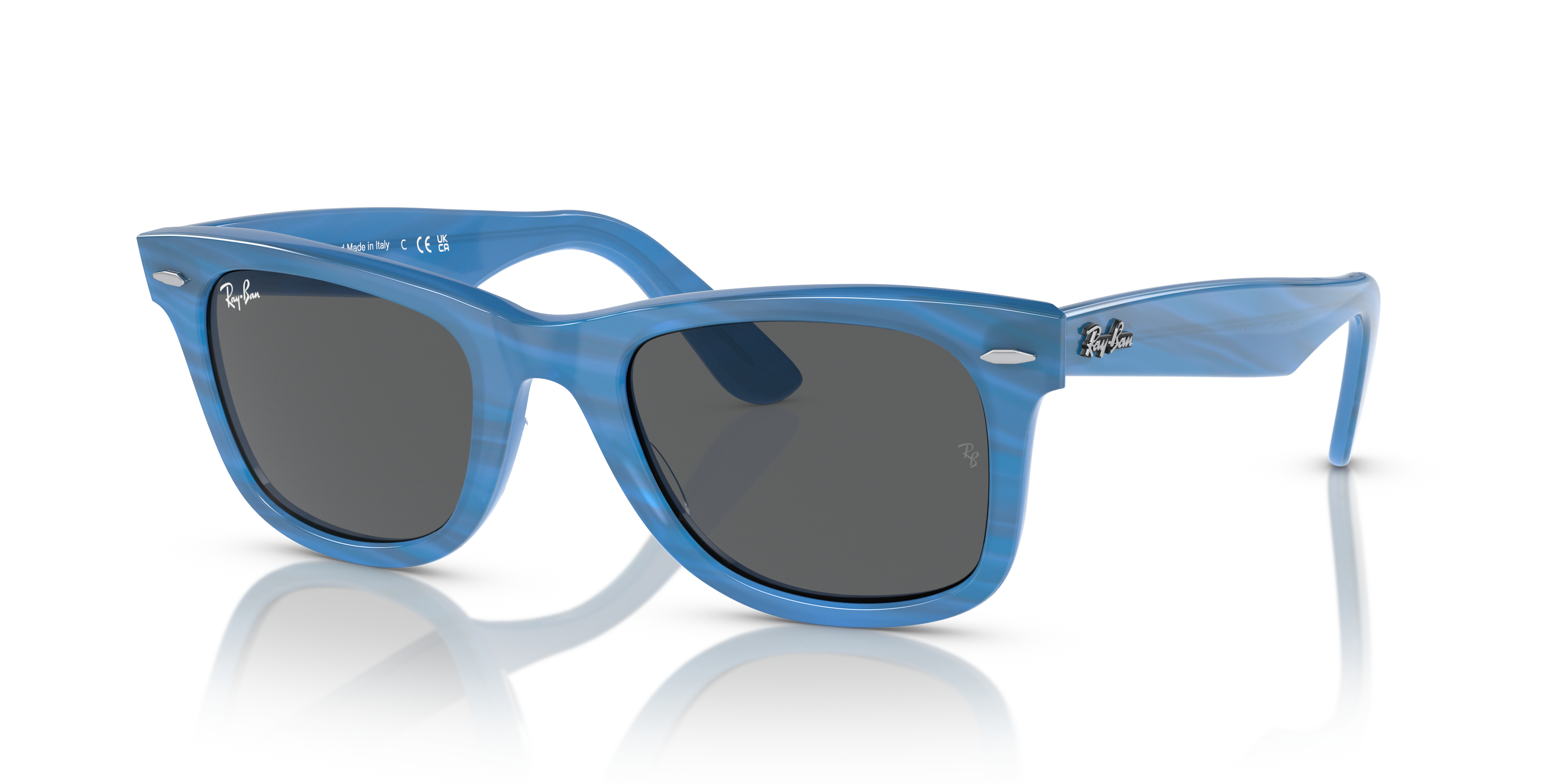 Ray-Ban Wayfarer RB2140 1409B1 Photo Striped Blue Sunglasses for Ray-Ban Wayfarer RB2140 1409B1 Photo Striped Blue Sunglasses for