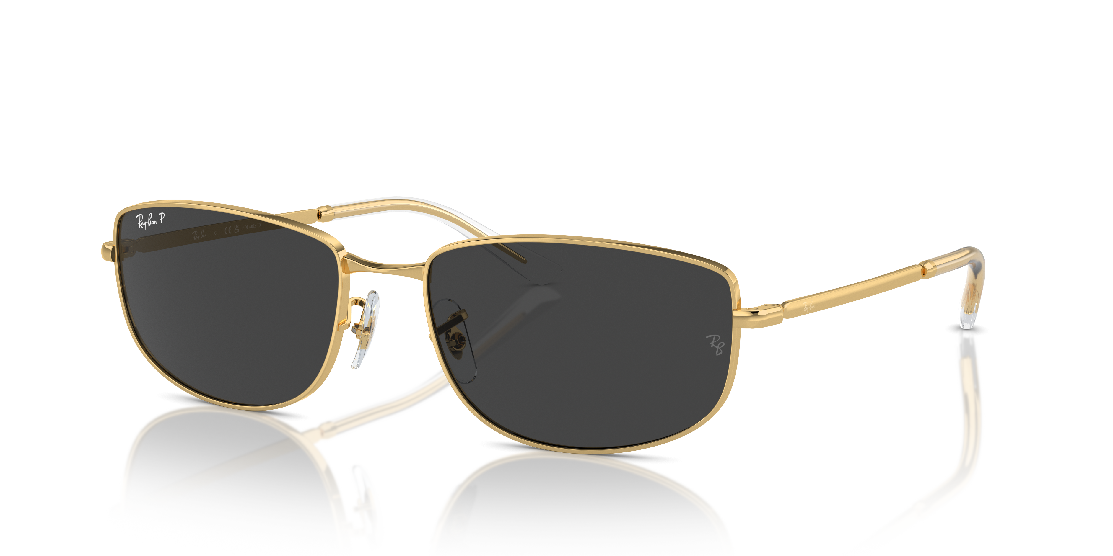Rayban Rb3746 Ray Ban Gold Square Sunglasses Ray-Ban RB3732 001/48