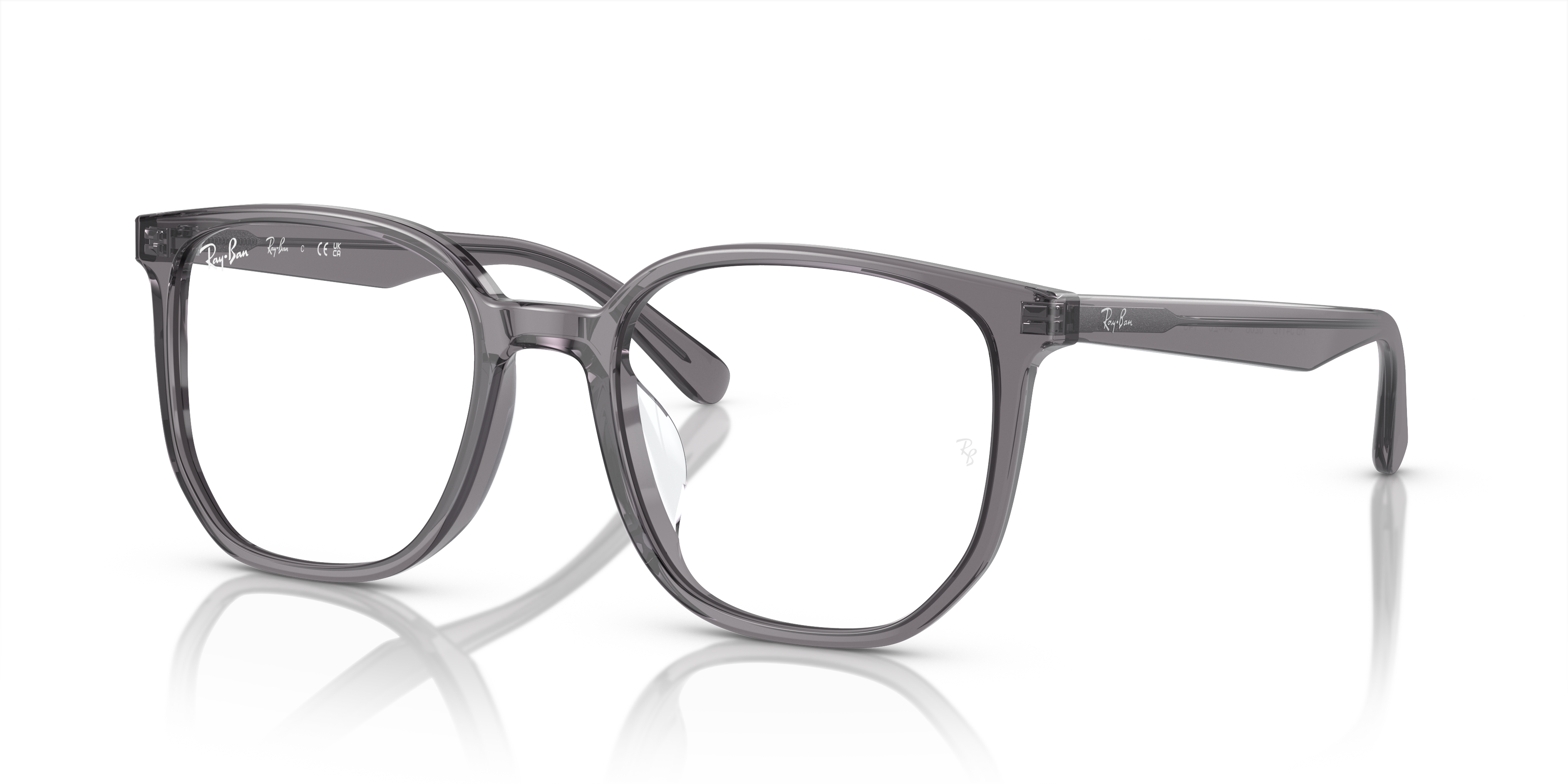 Ray-Ban RX5411D 8268 Transparent Grey Eyeglasses for Men and Women
