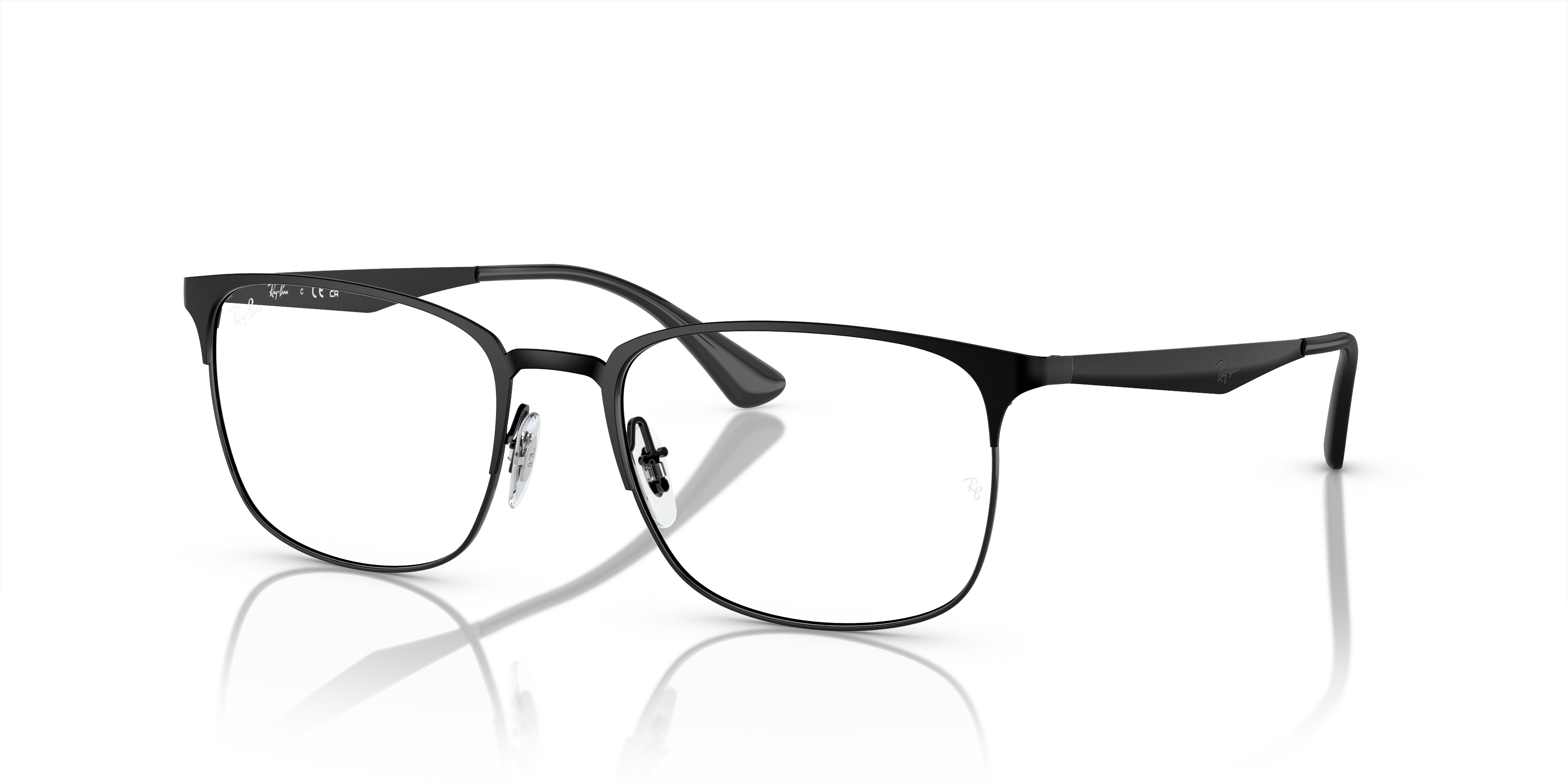 Ray-Ban RX6421 2904 Black Eyeglasses for Men and Women - LookerOnline