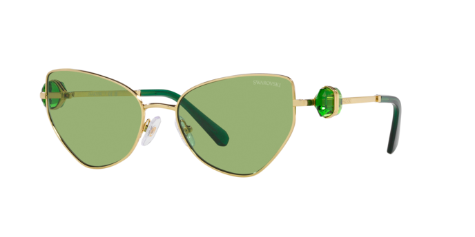Swarovski SK7003 4004/2 Gold Sunglasses for Woman - LookerOnline