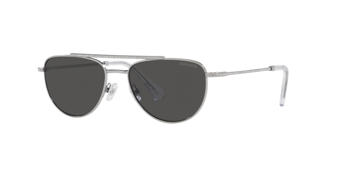Swarovski SK7007 400487 Silver Sunglasses for Woman  display picture 3